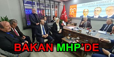 BAKAN URALOĞLU MHP'Yİ ZİYARET ETTİ