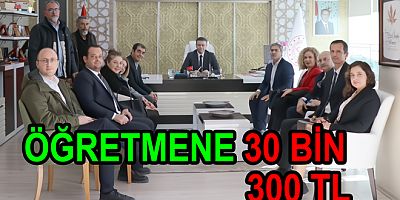 BANKADAN ÖĞRETMENE 30 BİN TL PROMOSYON