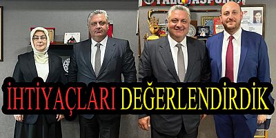 BAŞKAN GÜREL AK PARTİLİ VEKİLLERLE GÖRÜŞTÜ