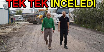 BAŞKAN ORAL YATIRIMLARI YERİNDE İNCELEDİ
