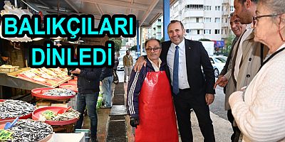 BAŞKAN TUTUK BALIKÇI ESNAFINI DİNLEDİ
