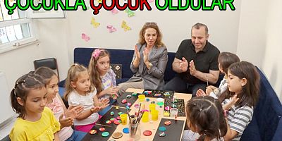 BAŞKAN TUTUK, ÇOCUKLA ÇOCUK OLDU