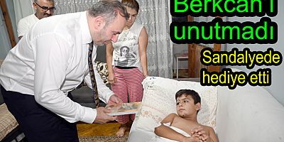 BAŞKAN TUTUK KAZA GEÇİREN ÇOCUĞU UNUTMADI