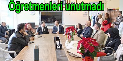 BAŞKAN TUTUK ÖĞRETMENLERİ ZİYARET ETTİ