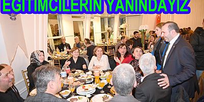 BAŞKAN TUTUK ÖĞRETMENLERLE BİR ARAYA GELDİ