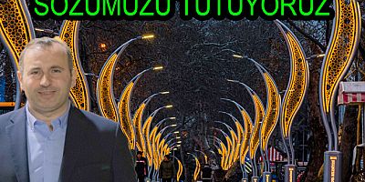 BAŞKAN TUTUK SÖZLERİNİ TEK TEK YERİNE GETİRİYOR