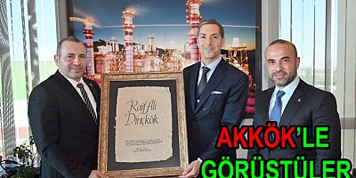 BAŞKAN TUTUK VE GÜÇLÜ’DEN AKKÖK’E ZİYARET