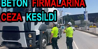 BETON FİRMALARINA YALOVA'DA CEZA KESİLDİ