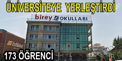 BİREY OKULU ÜNİVERSİTE SINAVINDA FARKINI GÖSTERDİ