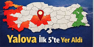 BOŞANMA ORANINDA YALOVA İLK 5’TE