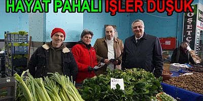 CHP ADAYI GÜREL PAZARI GEZDİ