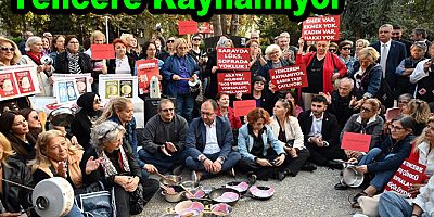 CHP’Lİ KADINLAR BOŞ TENCERE EYLEMİ YAPTI