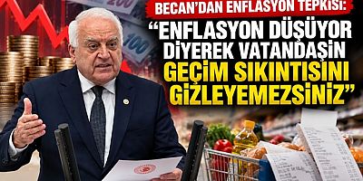 CHP’Lİ VEKİLDEN BECAN’DAN ENFLASYON VERİSİNE  GELDİ
