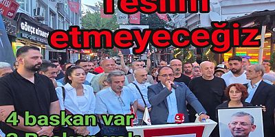 CHP YALOVA İL BİNASINI ATANMIŞLARA TESLİM ETMEYECEĞİZ