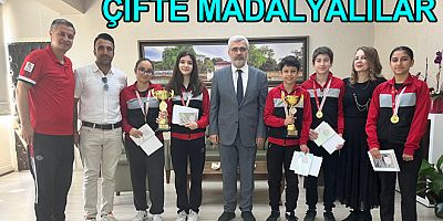 ÇİFTE ŞAMPİYON TAKIM ÖDÜLLENDİRİLDİ