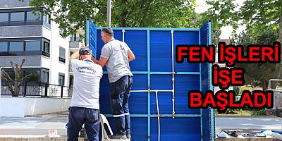 ÇİFTLİKKÖY’DE FEN İŞLERİ İŞE BAŞLADI