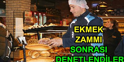 ÇİFTLİKKÖY’DE FIRINLARA EKMEK DENETİMİ
