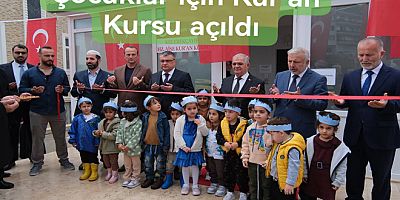 ÇİFTLİKKÖY’DE HZ. AİŞE KUR’AN KURSU DUALARLA AÇILDI