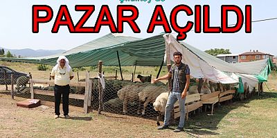 ÇİFTLİKKÖY’DE KURBAN PAZARI KURULDU