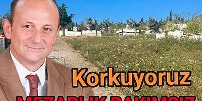ÇİFTLİKKÖY’DE MEZARLIK BAKIMSIZ OTLAR DİZ BOYU