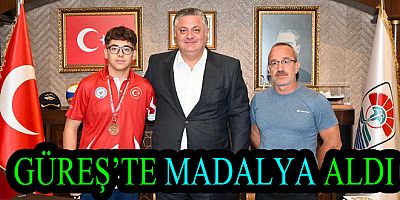 ÇINAR GÜREŞ’TE TÜRKİYE ÜÇÜNCÜSÜ OLDU