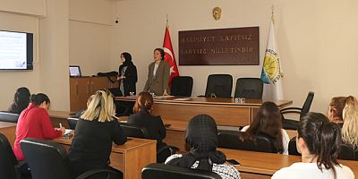 ÇINARCIK BELEDİYESİNE SAĞLIK EĞİTİMİ VERDİLDİ