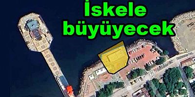 ÇINARCIK İSKELESİ GENİŞLİYOR