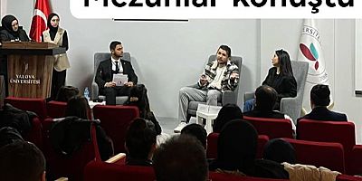 ÇINARCIK MYO MEZUNLARI KONUŞTU