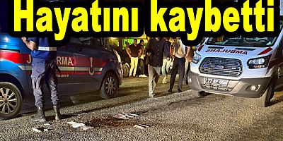 ÇINARCIK'TA FECİ KAZADA HAYATINI KAYBETTİ