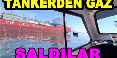 ÇINARCIK'TA GAZ KOKUSU DENİZDEKİ TANKER ÇIKTI