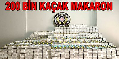 ÇINARCIK’TA KAÇAK TÜTÜN OPERASYONU