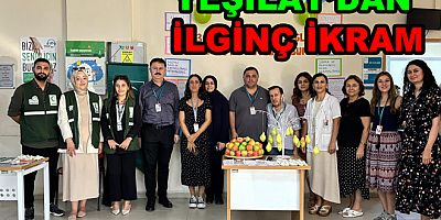 ÇINARCIK’TA YEŞİLAY’DAN İLGİNÇ HEDİYE