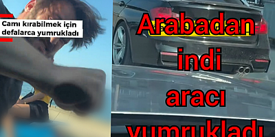 ÇINARCIK’TA YOL ORTASINDA BAŞKA ARACA DEFALARCA VURDU