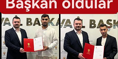 ÇINARCIK VE ÇİFTLİKKÖY'DE BAŞKANLAR DEĞİŞTİ