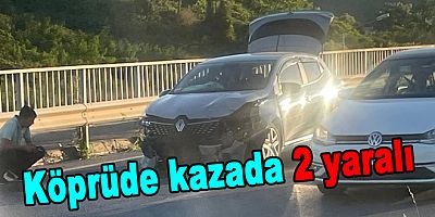 ÇINARCIK YOLUNDA KORKUTAN KAZA! 2 KİŞİ YARALANDI