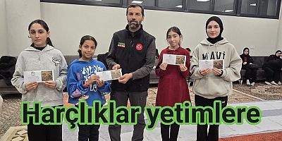 ÇOCUKLAR HARÇLIKLARINI YETİMLERE GÖNDERDİ