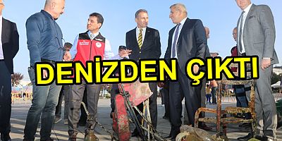 DENİZDEN ÇIKAN ATIKLAR YALOVA DA SERGİLENDİ