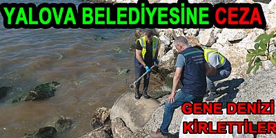 DENİZİ KİRLETEN YALOVA BELEDİYESİ’NE REKOR CEZA