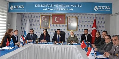 DEVA PARTİSİ YALOVA’DA SAHAYA İNDİ