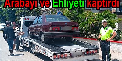 DRIFT ATTI EHLİYETİ VE ARABAYI KAPTIRDI