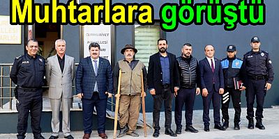 EMNİYET MUHTARLARLA KOORDİNELİ ÇALIŞIYOR