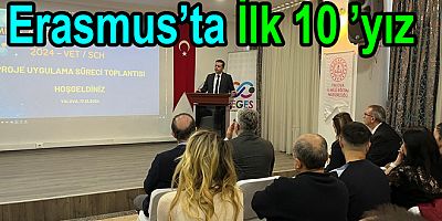ERASMUS PROJESİ MASAYA YATIRILDI