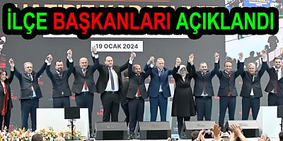 ERDOĞAN YALOVA İLÇE BAŞKAN ADAYLARINI AÇIKLADI