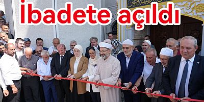 ESENKÖY MERKEZ CAMİİ İBADETE AÇILDI