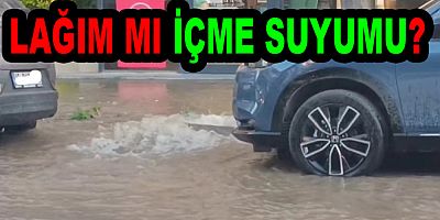 FATİH CADDESİ’NDE ŞÜPHELİ SU TAŞTI
