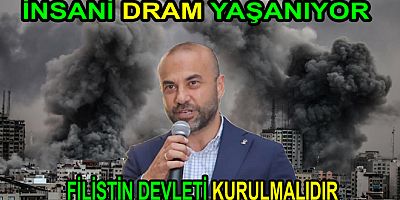 GAZZE DE İNSANİ DRAM YAŞANIYOR