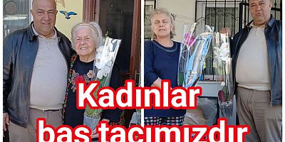 GÜNEYKÖY MUHTARI KADINLARA ORKİDE DAĞITTI