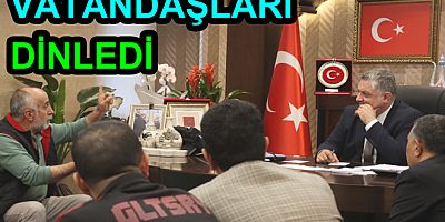 GÜREL HALK GÜNÜNDE TALEPLERİ DİNLEDİ