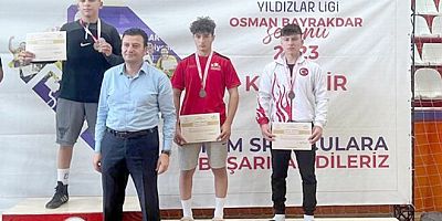 Güreşçi Muhammed Türkiye 3. oldu
