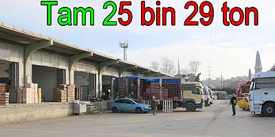 HAL’DEN 25 BİN TON TÜKETİM YAPILDI